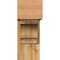 Ekena Millwork Balboa Block Rough Sawn Bracket w/ Offset Brace, Western Red Cedar, 8"W x 20"D x 20"H BKT0806X20X20BOA05RWR - alternate 4